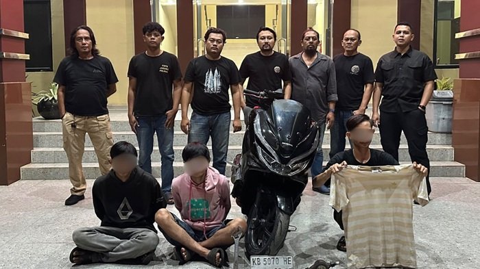 37 Meteran PDAM Hilang, Polres Kubu Raya Amankan Tiga Terduga Pelaku
