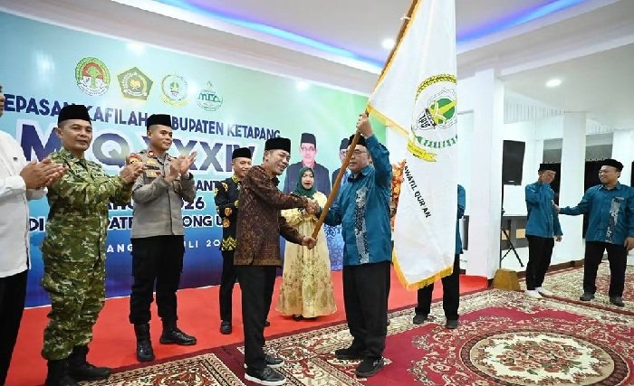 54 Kafilah Ketapang untuk MTQ XXXIV Tingkat Provinsi Dilepas, Terget Prestasi Meningkat