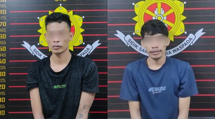 Dua Residivis di Kubu Raya Akui Curi Mesin Air dan Tabung Gas