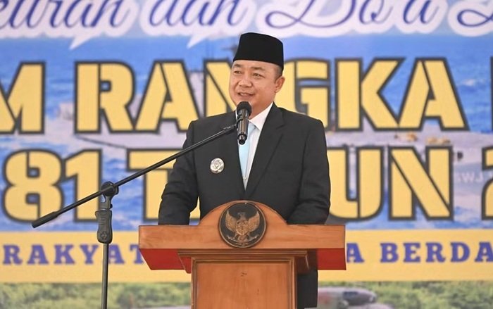 Hadiri Upacara dan Sykuran HUT TNI, Bupati Alex Ajak Perkuat Sinergi