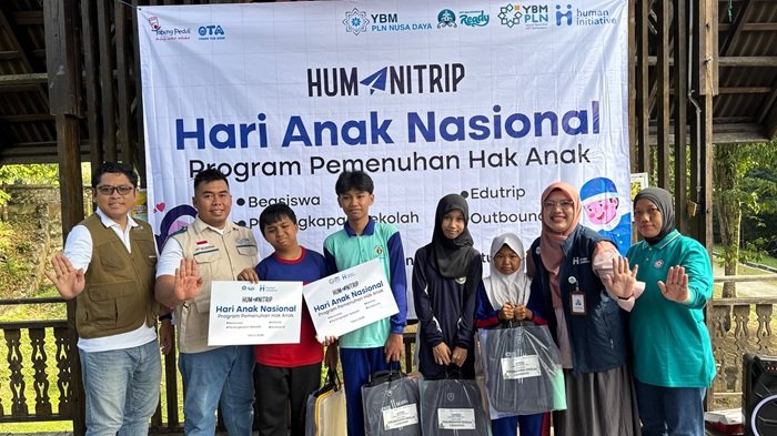 Hari Pelanggan Nasional, PLN Hadirkan Senyum 55 Anak Yatim dan Dhuafa melalui Humanitrip 2026