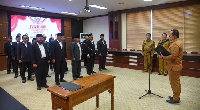 Kukuhkan Pengurus FKUB Kubu Raya, Bupati Sujiwo: Persatuan dan Kerukunan Harga Mati