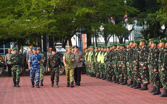 Pangdam Apel Siaga Karhutla di Kubu Raya, Bupati Sujiwo: Ini Wujud Serius Tangani Kebakaran