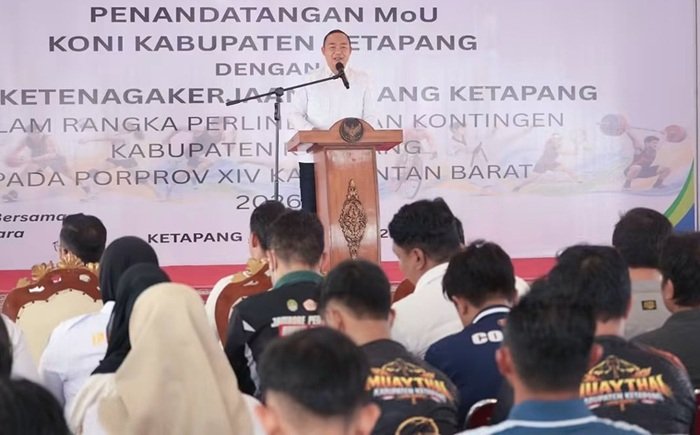 Pemkab Ketapang Dukung Perlindungan Jaminan Sosial Bagi Kontingen Porprov Kalbar 2026