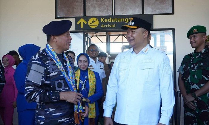 Pemkab Ketapang Sambut Kunker Dankodaeral XII TNI AL, Perkuat Sinergi Maritim