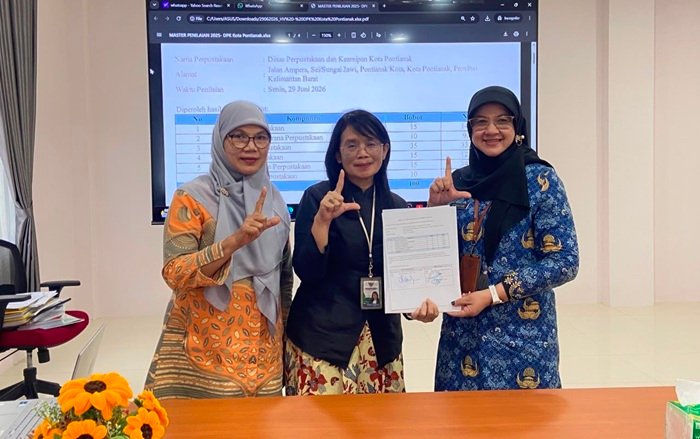 Perpustakaan Kota Pontianak Raih Nilai Akreditasi 92,23