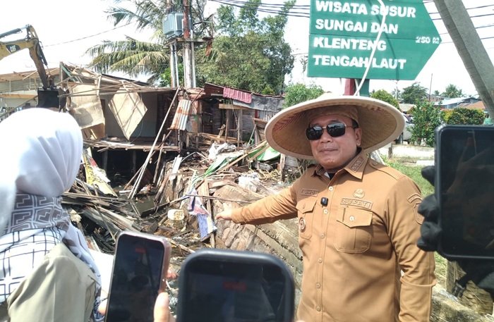 Pimpin Penertiban Pasar Kakap, Sujiwo Janji Bangun Taman dan Pujasera