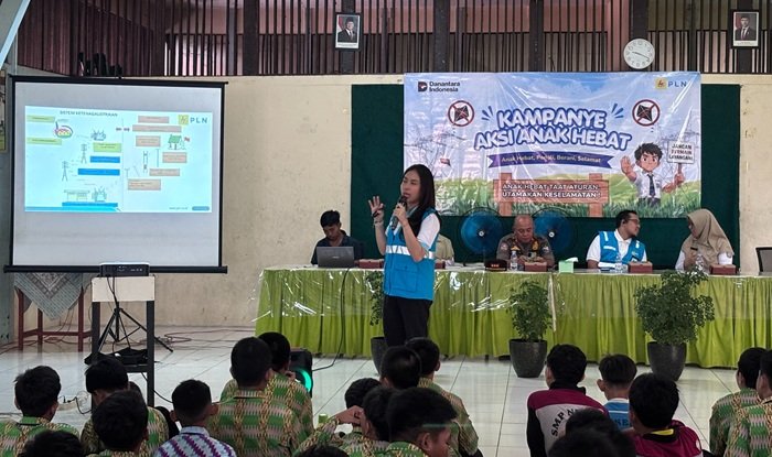 PLN Libatkan Pelajar Cegah Gangguan Listrik Lewat Kampanye Aksi Anak Hebat Jelang HUT ke-81 RI