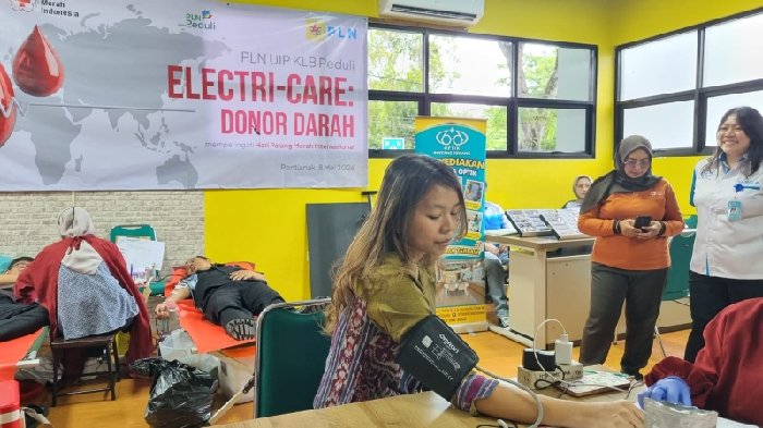 PLN UIP KLB Gelar Donor Darah “Setiap Tetes untuk Kehidupan”