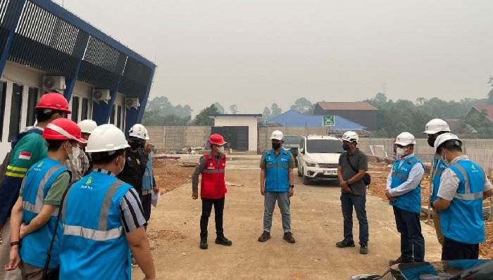 PLN UIP KLB Perkuat Perlindungan Kesehatan di Proyek GI 150 kV Ambawang dan Inc. 2 Phi Siantan-Tayan