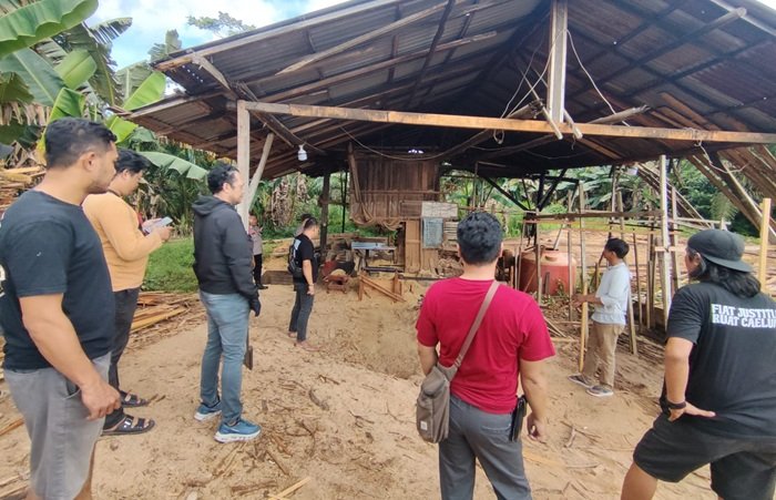 Polisi Selidiki Legalitas Pengolahan Kayu di Sawmill Sungai Ambawang