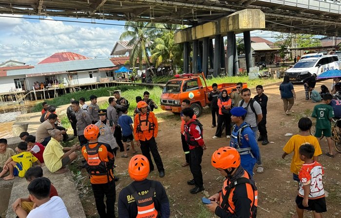 Pria Terjun di Jembatan Kapuas Pontianak, Diduga Tenggelam Bunuh Diri