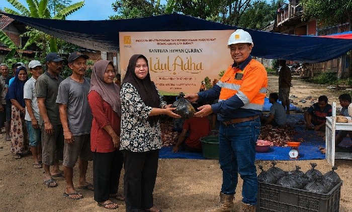PT CMI Salurkan Hewan Kurban untuk Masyarakat Ring 1 Tambang di Ketapang