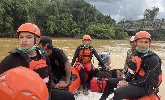 Tim SAR Gabungan Cari Warga Diduga Tenggelam di Sungai Landak