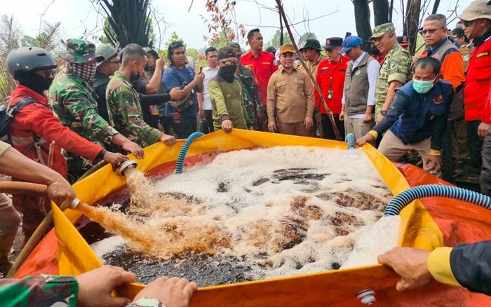 Titik Panas Menurun, Menhut Minta Kubu Raya Tetap Waspada Karhutla