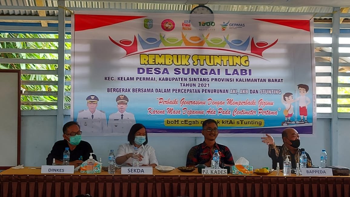 Kunjungi Desa Sungai Labi, Duta Stunting Kampanyekan Stop Buang Air Besar Sembarangan