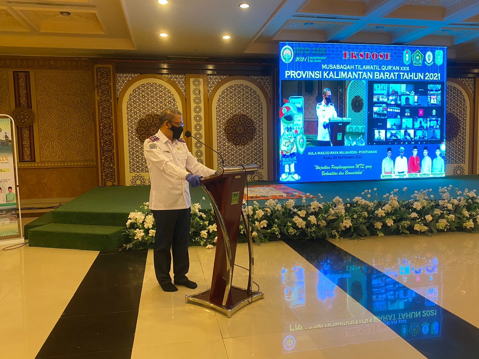 Wakapolda Kalbar Hadiri Launching Logo dan Maskot MTQ ke-29 Tingkat Provinsi di Sintang