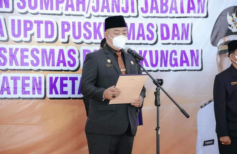 Kepala Puskesmas Seantero Kabupaten Ketapang Dilantik Alexander