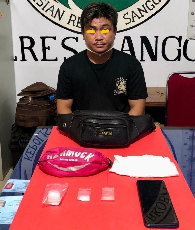 Bawa Tiga Paket, Pedagang Sabu ini Ditangkap Polisi