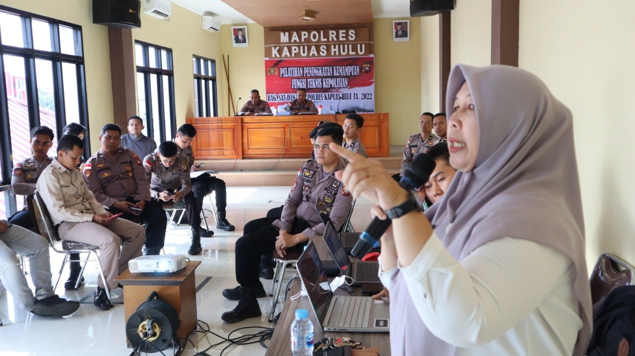 Gandeng Diskominfo, Polres Kapuas Hulu Tingkatkan Kemampuan Anggota Polri