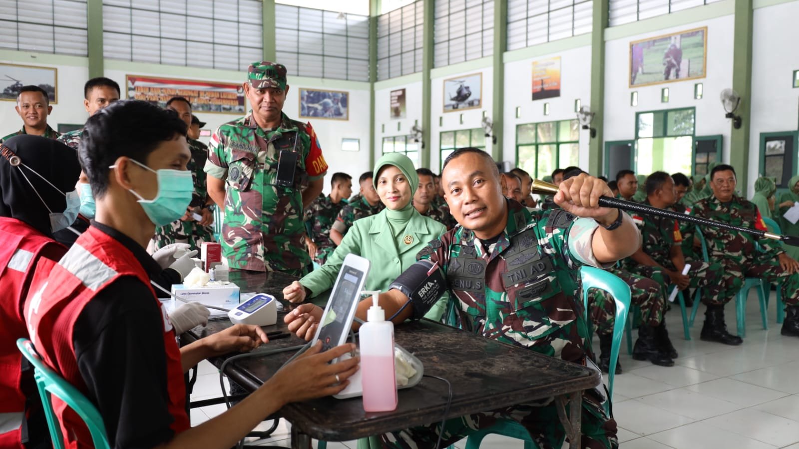 Aksi Donor Darah Warnai HUT Batalyon Raider Khusus 644/Walet Sakti