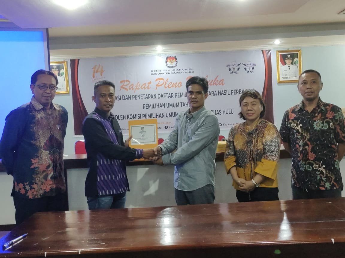 KPU Kapuas Hulu Tetapkan DPSHP Pemilu 2024 Capai 194.127 Pemilih