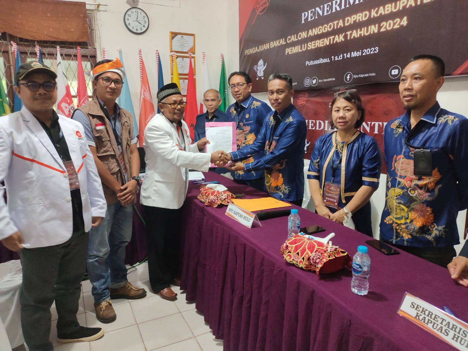 Resmi Mendaftar ke KPU, PKS Kapuas Hulu Siap Kerja Keras Raih Kursi Pemilu 2024
