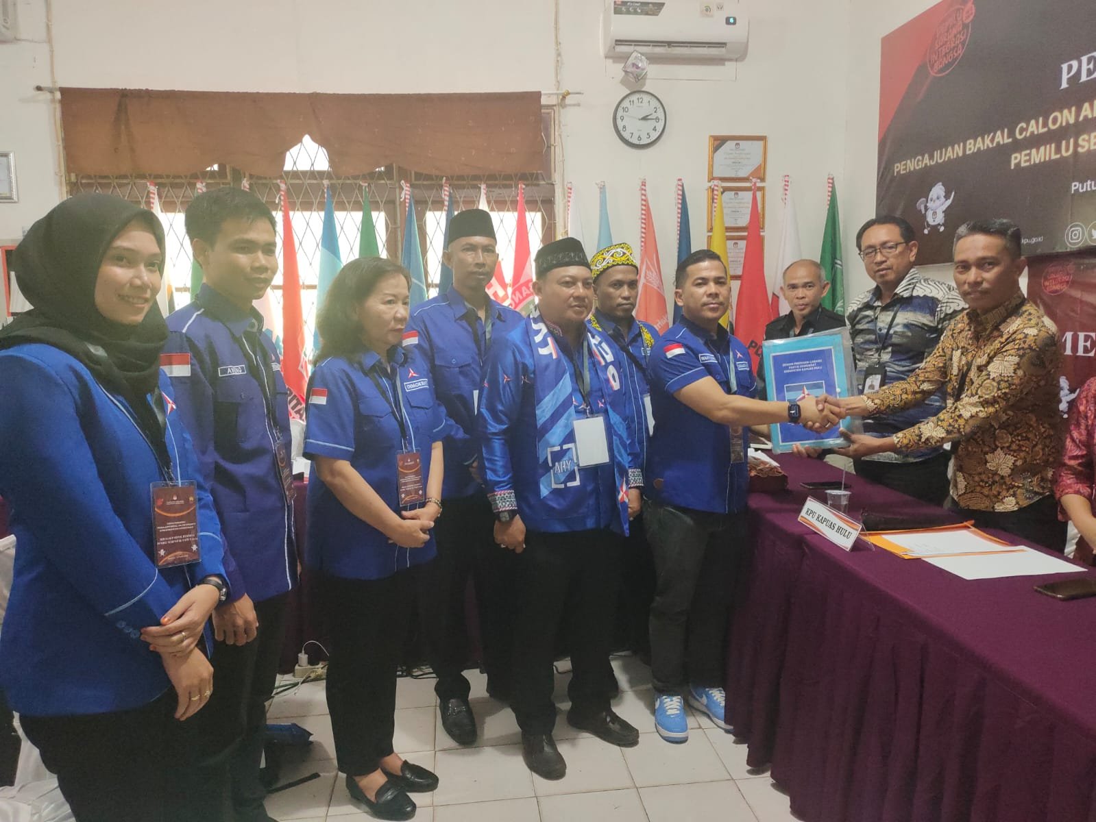 Daftar KPU, DPC Demokrat Kapuas Hulu Target Rebut Unsur Pimpinan DPRD