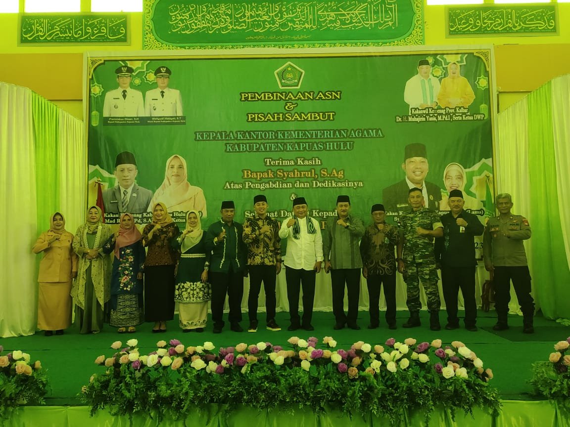Sambut Kepala Kantor Baru, Kemenag Kapuas Hulu Gelar Pisah Sambut
