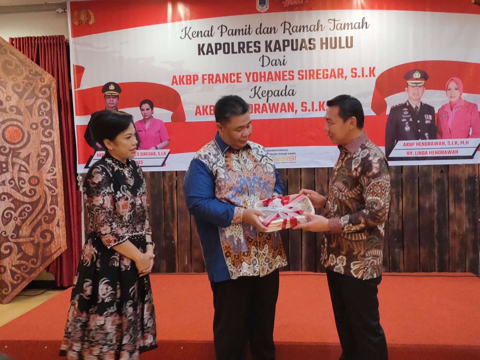 1,5 Tahun Jabat Kapolres, France Pamit dari Kapuas Hulu