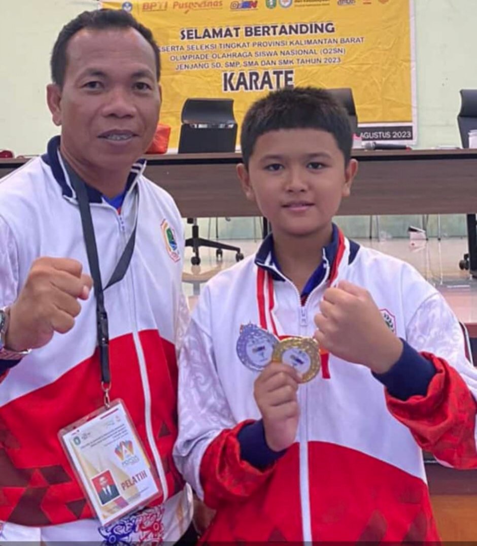 Membanggakan, Dua Atlet Karate Kapuas Hulu Ikut Popnas dan O2SN Tingkat Nasional