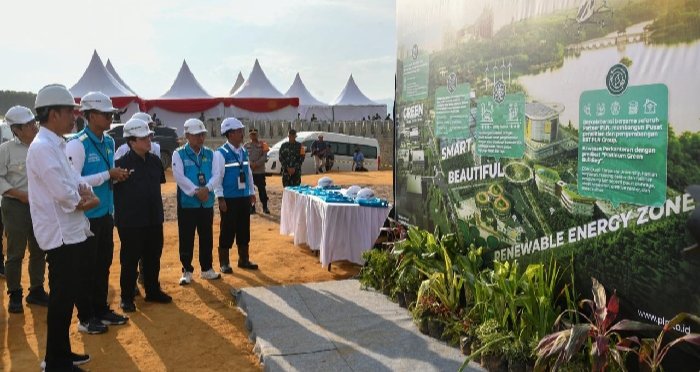 Presiden Jokowi Groundbreaking Pembangunan PLTS PLN 50 MW di IKN Nusantara, Hadirkan 100% Energi Bersih