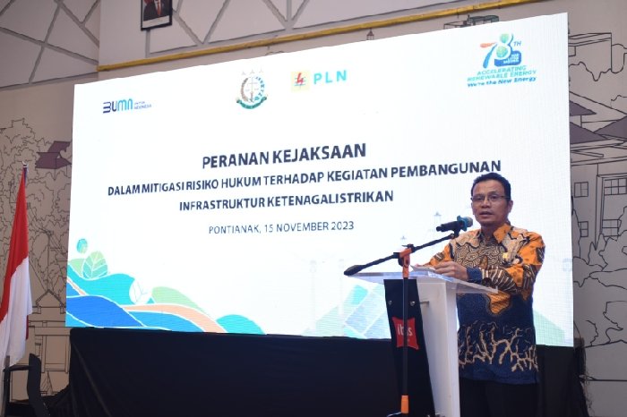 PLN Bersama Kejati Kalbar Sharing Mengenai Mitigasi Risiko Dalam Pembangunan Infrastrukur Ketenagalistrikan