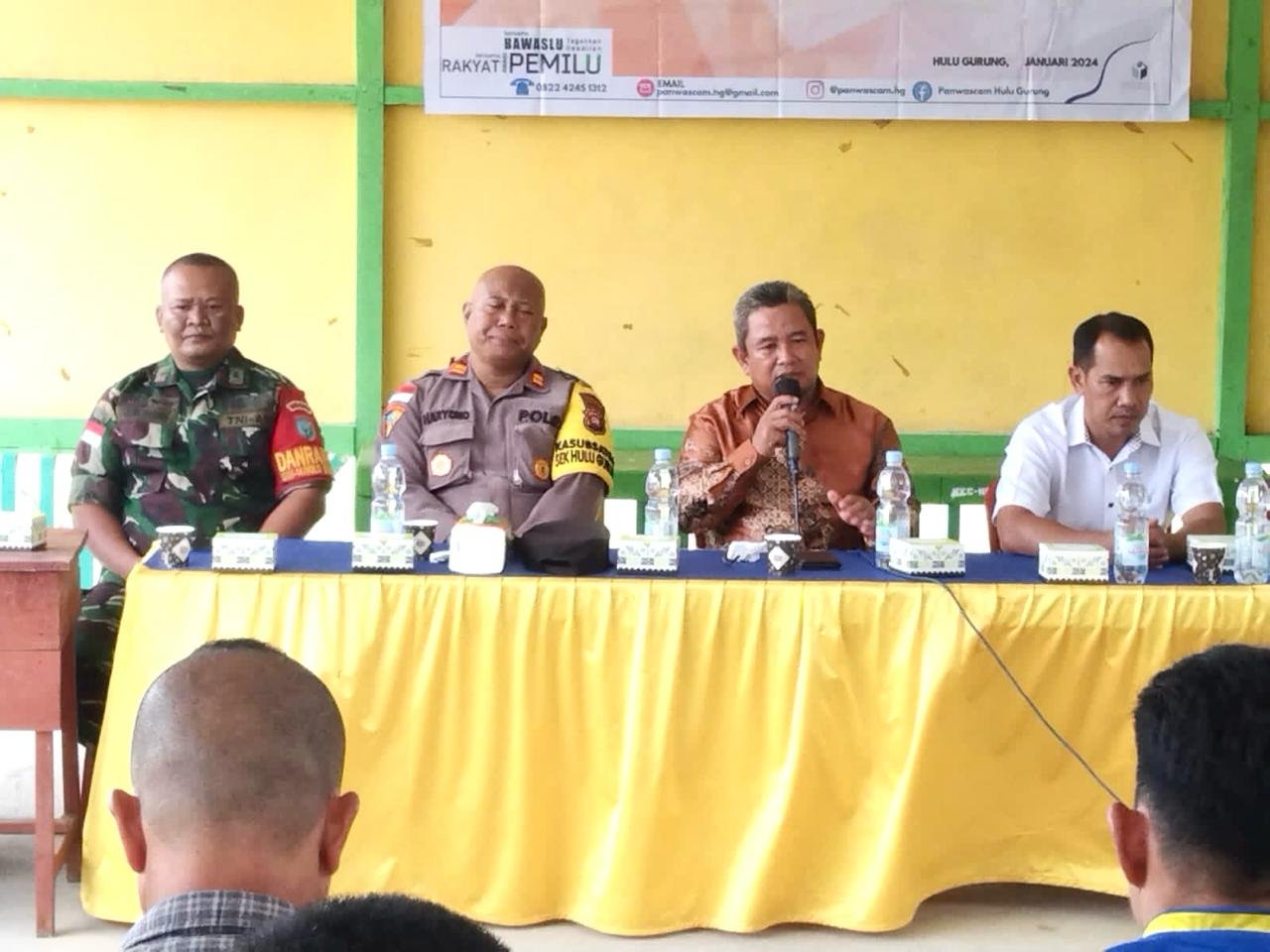 Panwaslu Kecamatan Hulu Gurung Gelar Bimtek Saksi Parpol