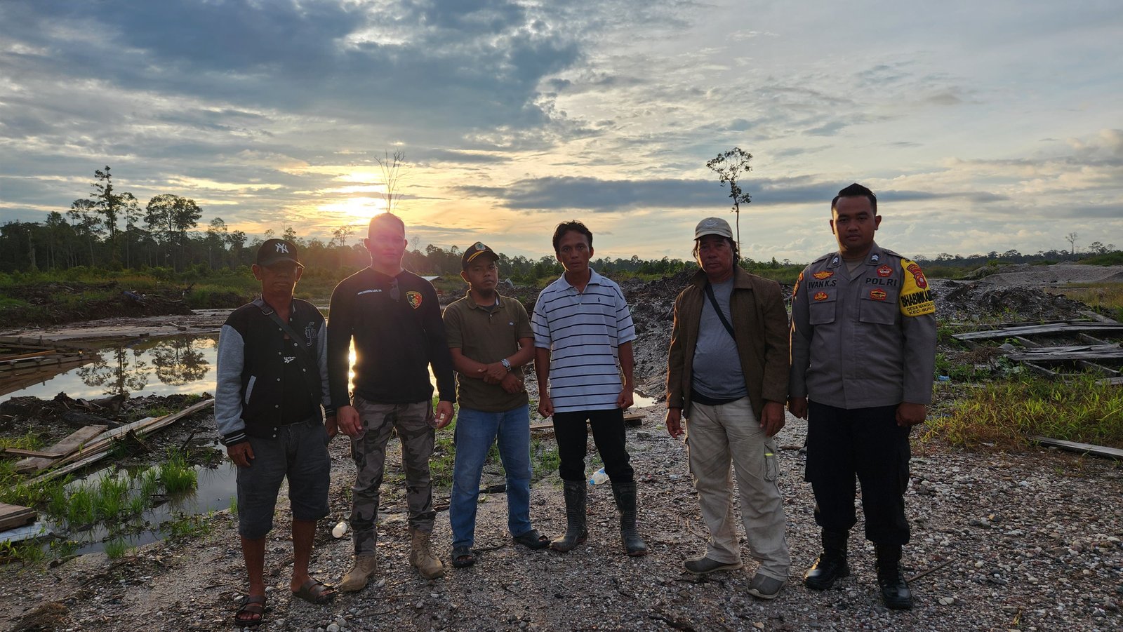 Cek WPR Desa Beringin, Polisi Tak Temukan Alat Berat Bekerja