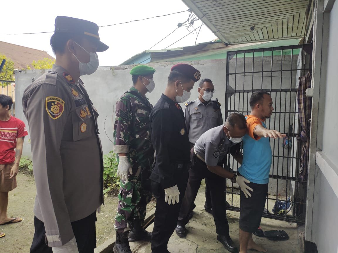 Gandeng TNI-Polri, Rutan Putussibau Berantas Halinar