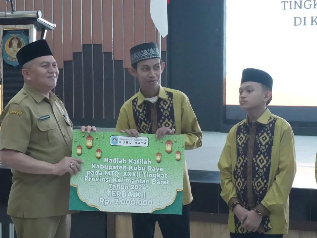 Kubu Raya Berhasil Pertahankan Posisi Juara di MTQ Kalbar 2024