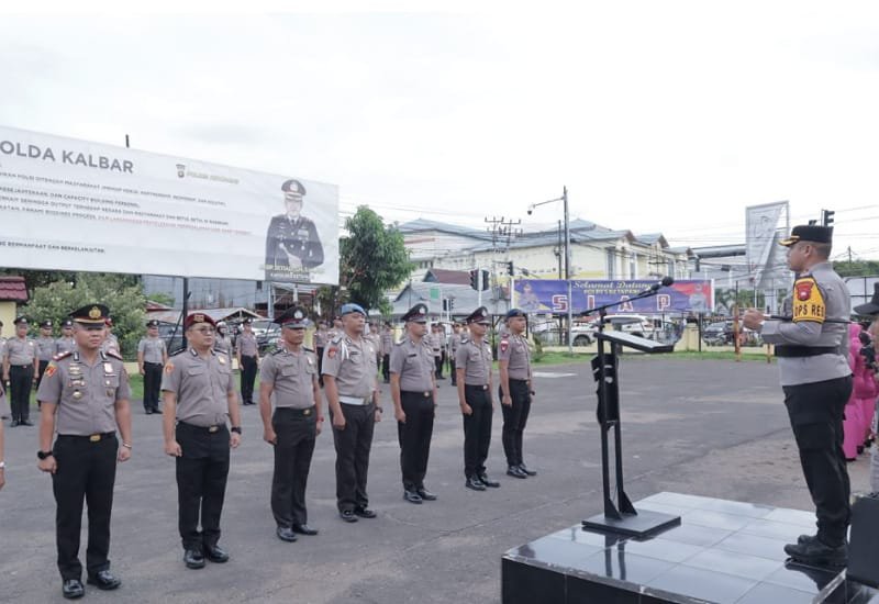 32 Anggota Polres Ketapang Naik Pangkat, Kapolres: Jaga Marwah Polri