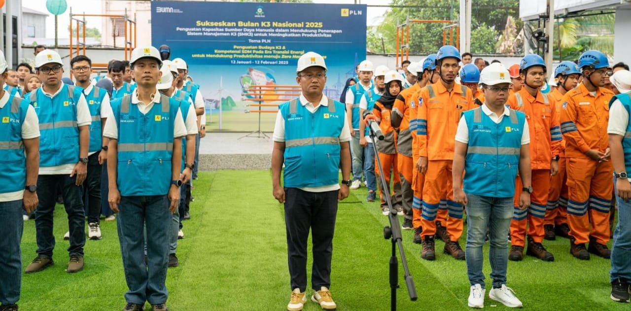 PLN Gelar Apel Nasional Bulan K3 2025, Awali Tahun dengan Komitmen Keselamatan Kerja