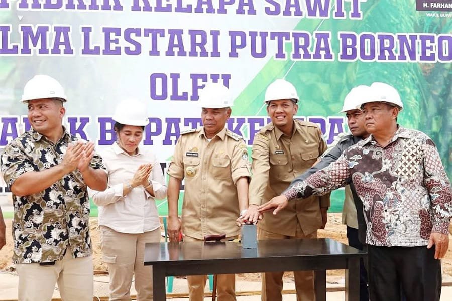 Bupati Martin Resmikan Pabrik Kelapa Sawit PT Palma Lestari Putra Borneo