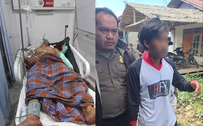 Pemuda Bacok Nelayan Karena Tak Terima Ayah dan Adik Kandungnya Dianiaya