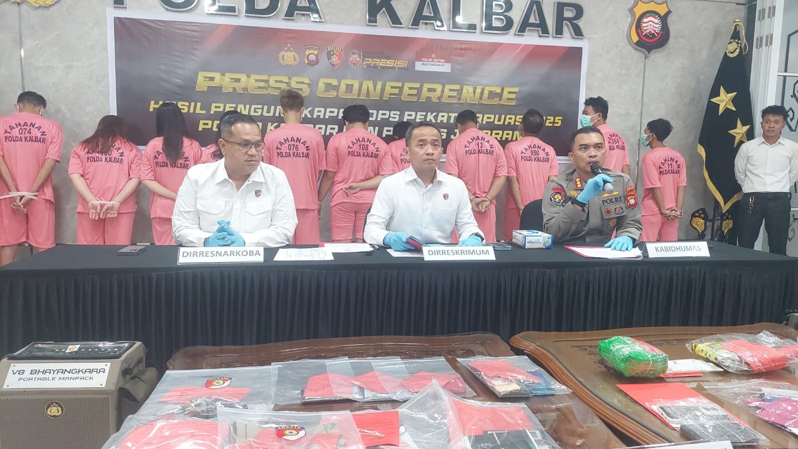 Polda Kalbar Amankan 75 Orang Terkait Aktivitas Pelacuran