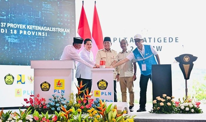 Presiden Prabowo Subianto Resmikan Proyek Strategis Ketenagalistrikan Terbesar di Dunia