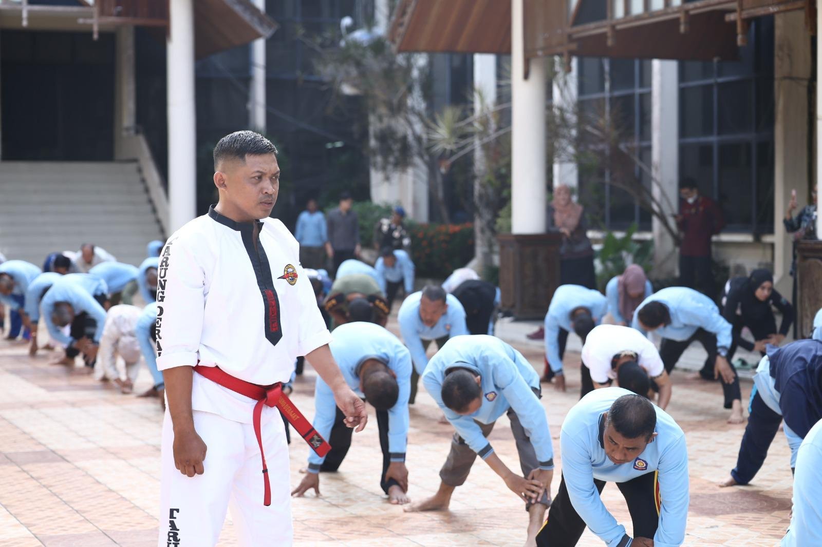 Edi Kamtono Dorong ASN Pemkot Pontianak Lakukan Latihan Bela Diri