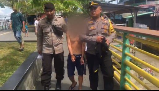 Pelaku Sodomi Anak 9 Tahun Ditangkap Warga di Waterfront Sungai Kapuas Pontianak