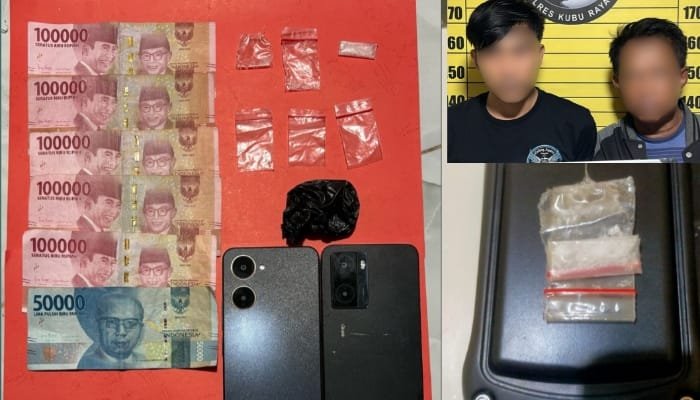 Polres Kubu Raya Bongkar Jaringan Sabu Perairan, Residivis dan Pemasok Diamankan