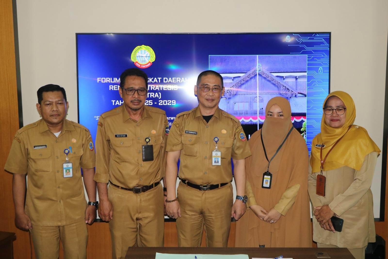 Diskominfo Pontianak Susun Renstra Kebijakan 2025 - 2029