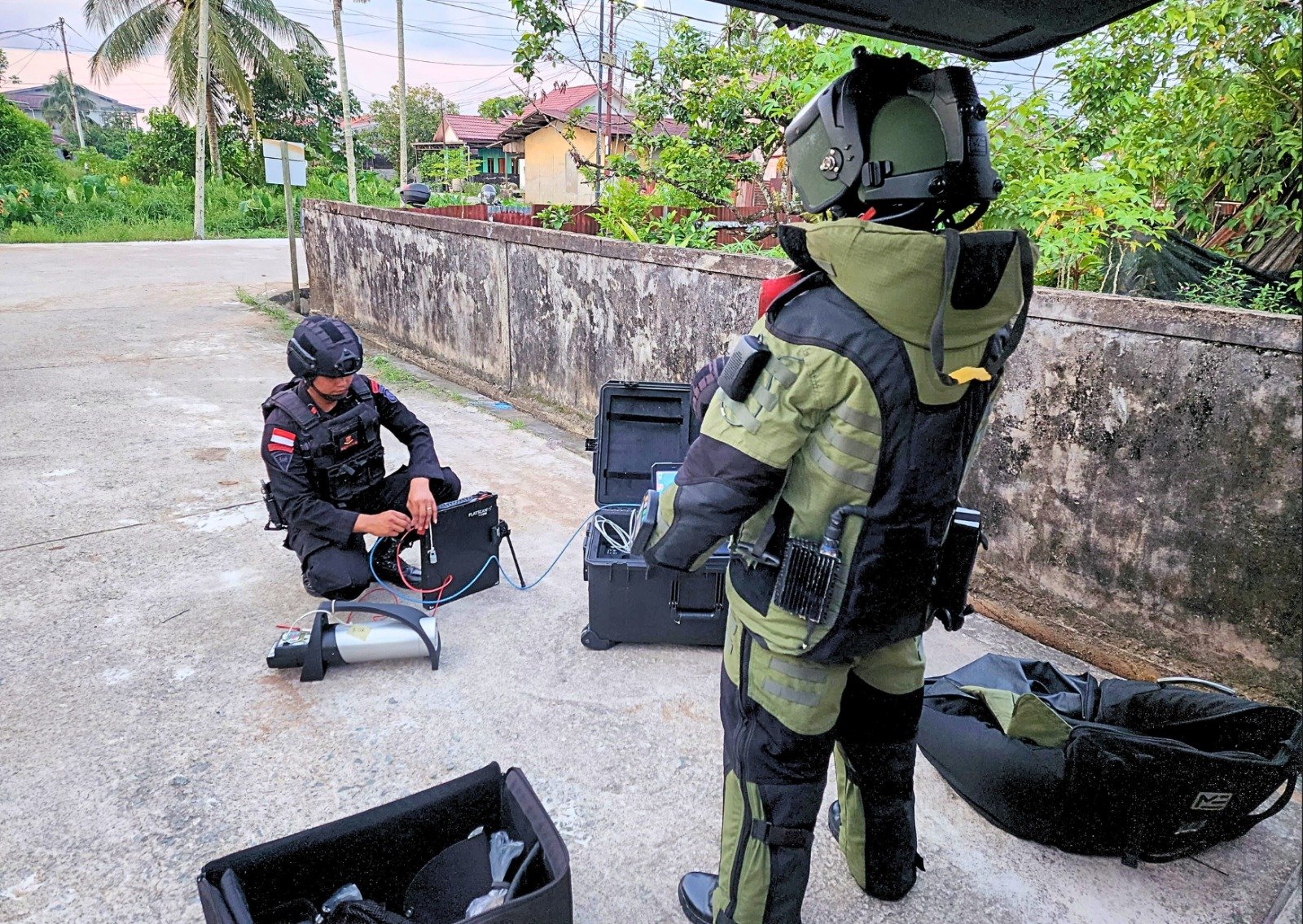 Heboh Tas Mencurigakan di Masjid Al-Kautsar Kubu Raya, Polisi Kerahkan Tim Jibom Gegana