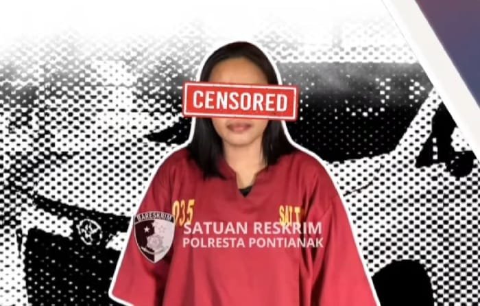 Wanita di Pontianak Gelapan Mobil Rental, Uang Dipakai untuk Sabu dan Judi Slot
