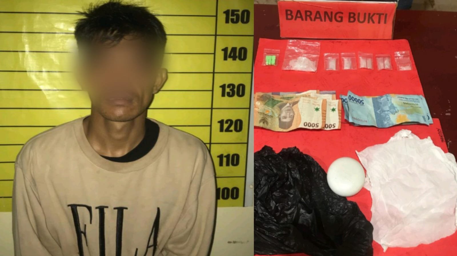 Residivis Narkoba Diringkus di Simpang Masjid, Polisi Ungkap Jaringan Pontianak-Sambas